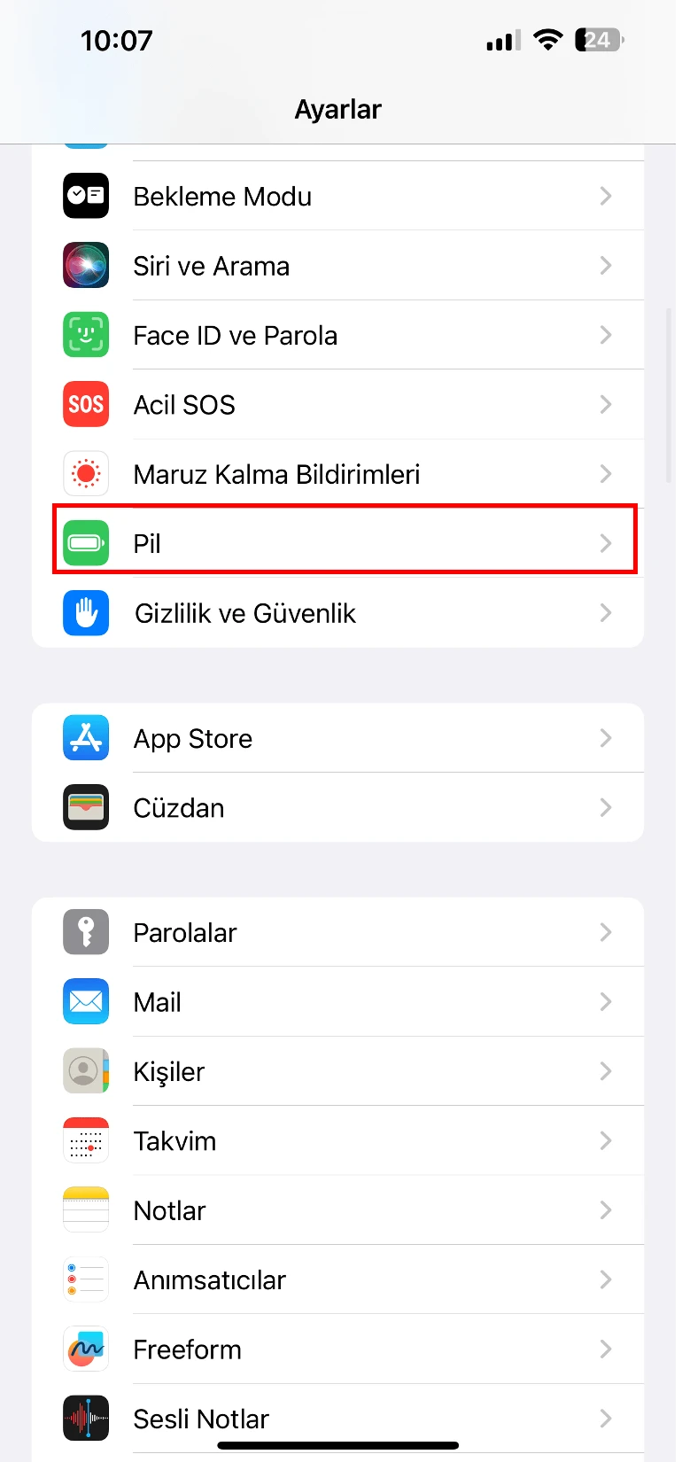 iphone pil sağlığı