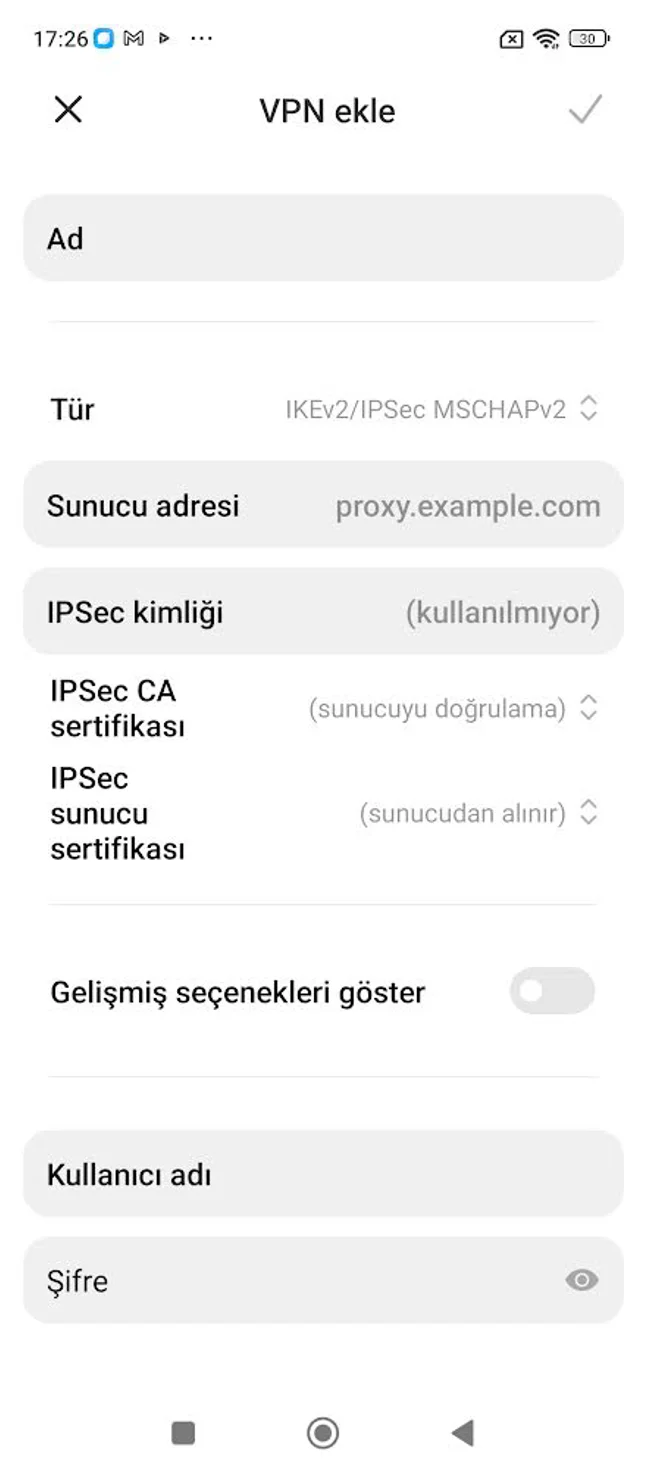 xiaomi vpn ekleme