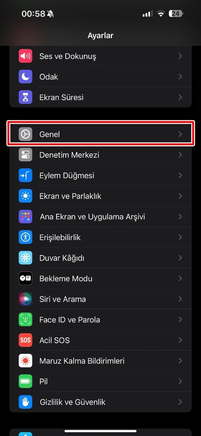 iphone bildirim sorunu