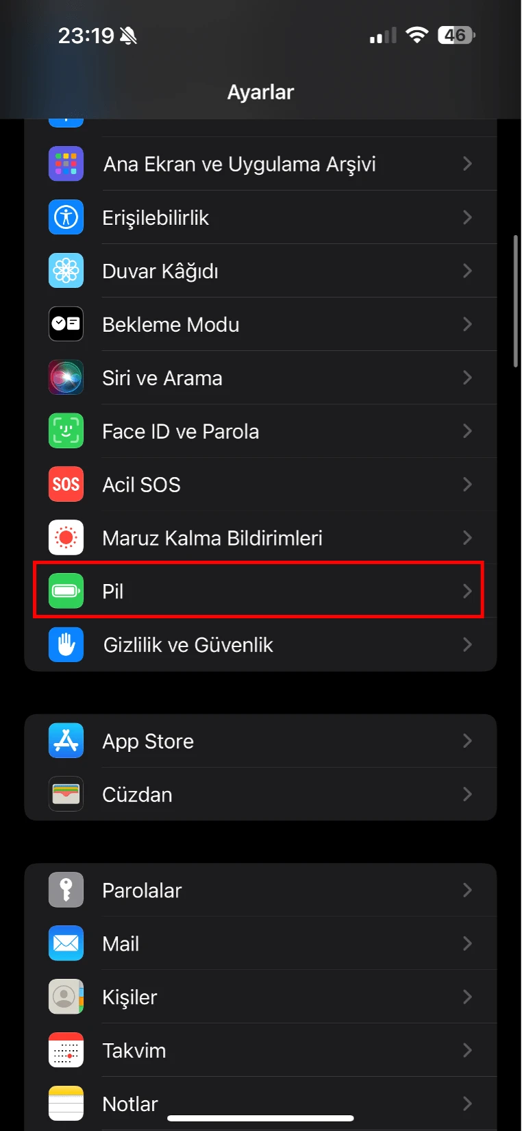 iphone aniden kapandı