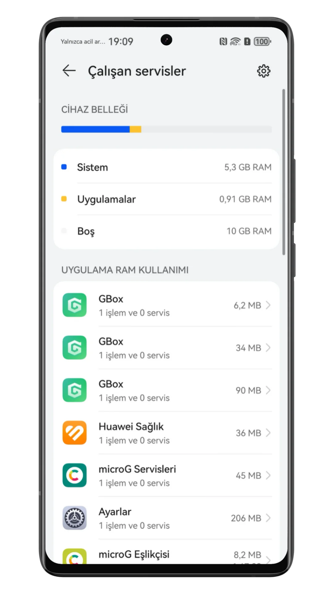 huawei çalışan servisler huawei çalışan servisler