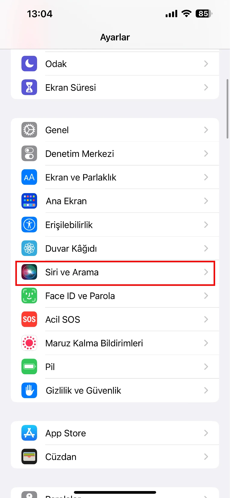 iphone arayanın ismi