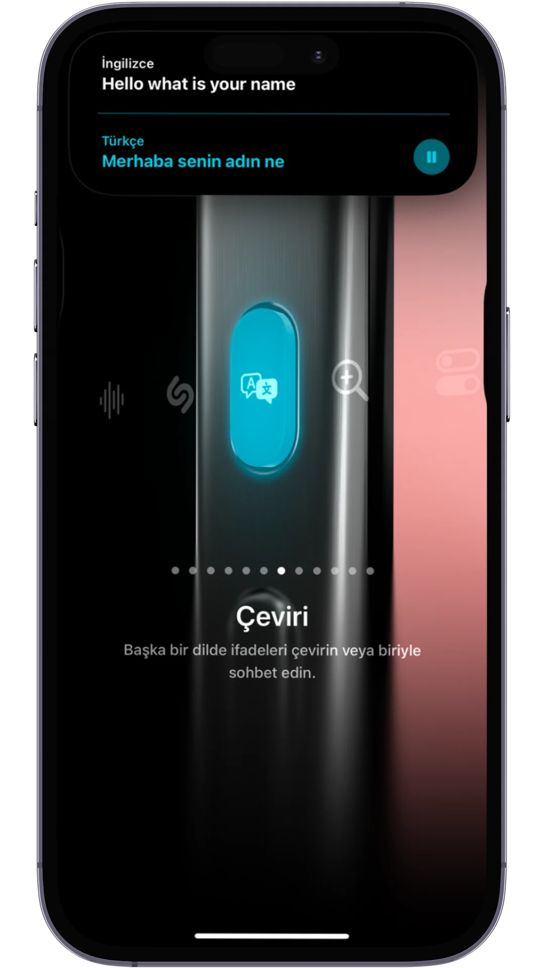 iphone dil çeviri