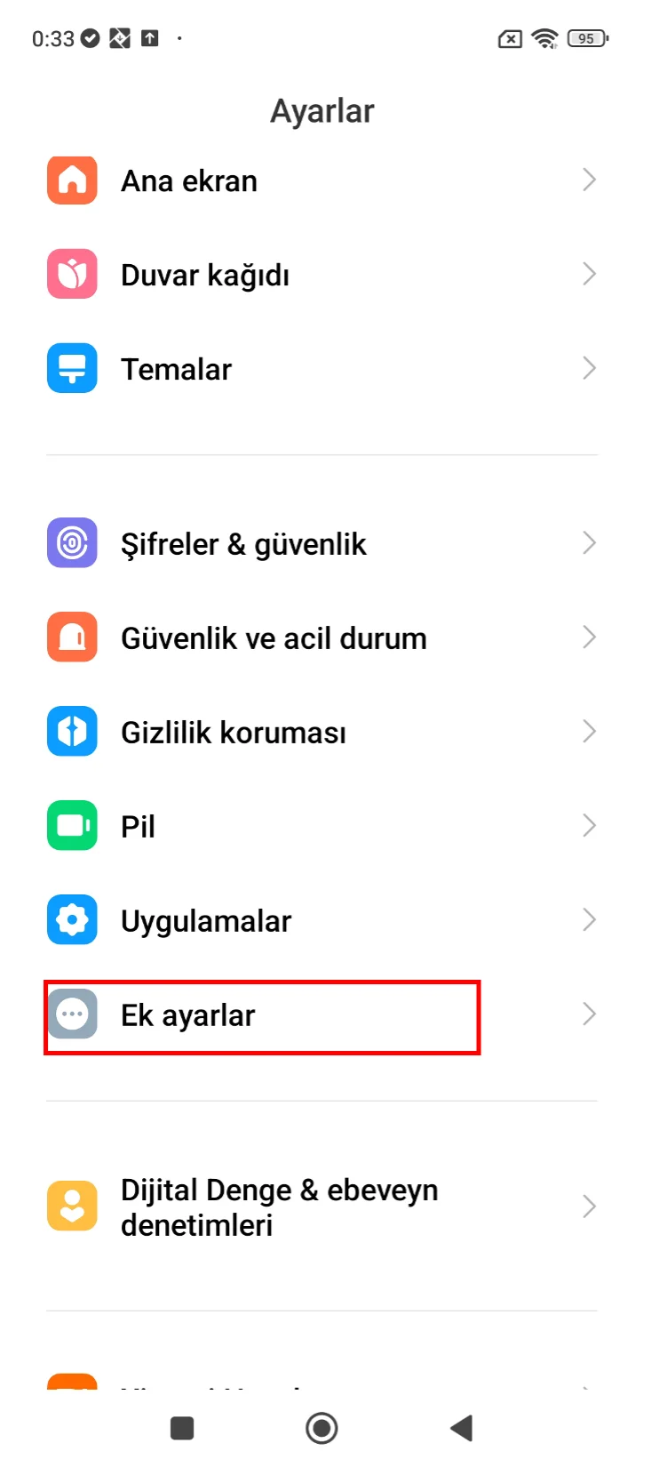 xiaomi tek elle kullanım modu