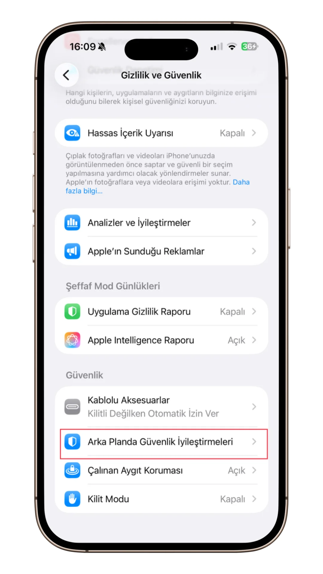 iphone güvenlik iyileştirmeleri iphone güvenlik iyileştirmeleri