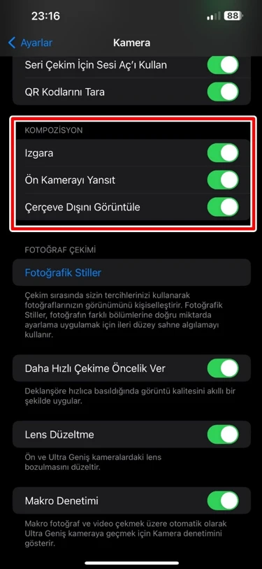 Kaliteli Fotoğraf ve Video Çekmek İçin iPhone Kamera Ayarları