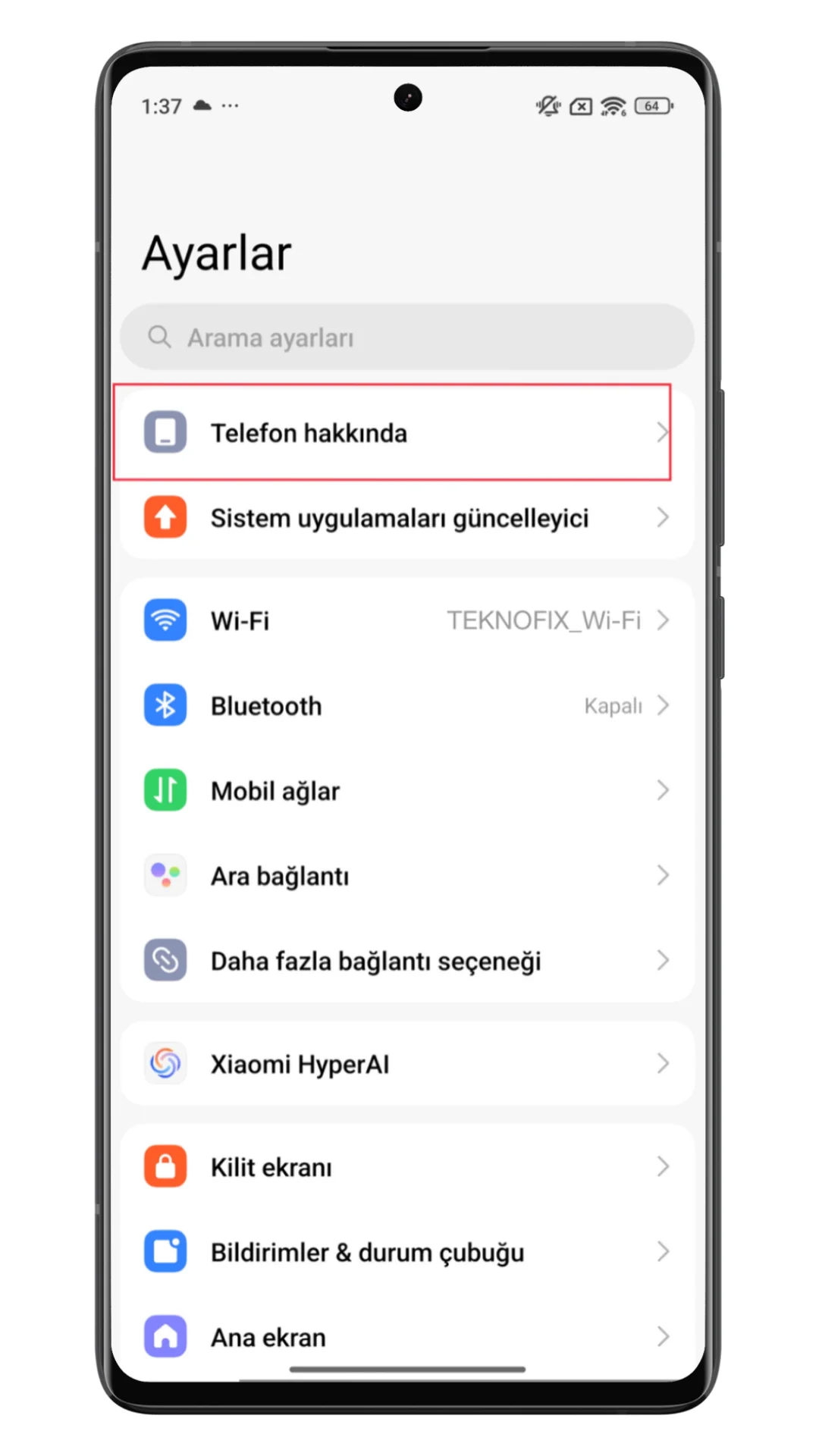 xiaomi onarım modu