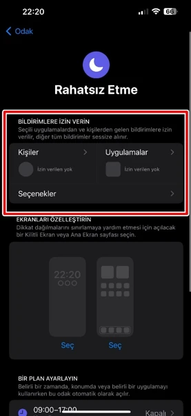 iPhone'da Sadece İstediğiniz Kişiler Sizi Arayabilsin