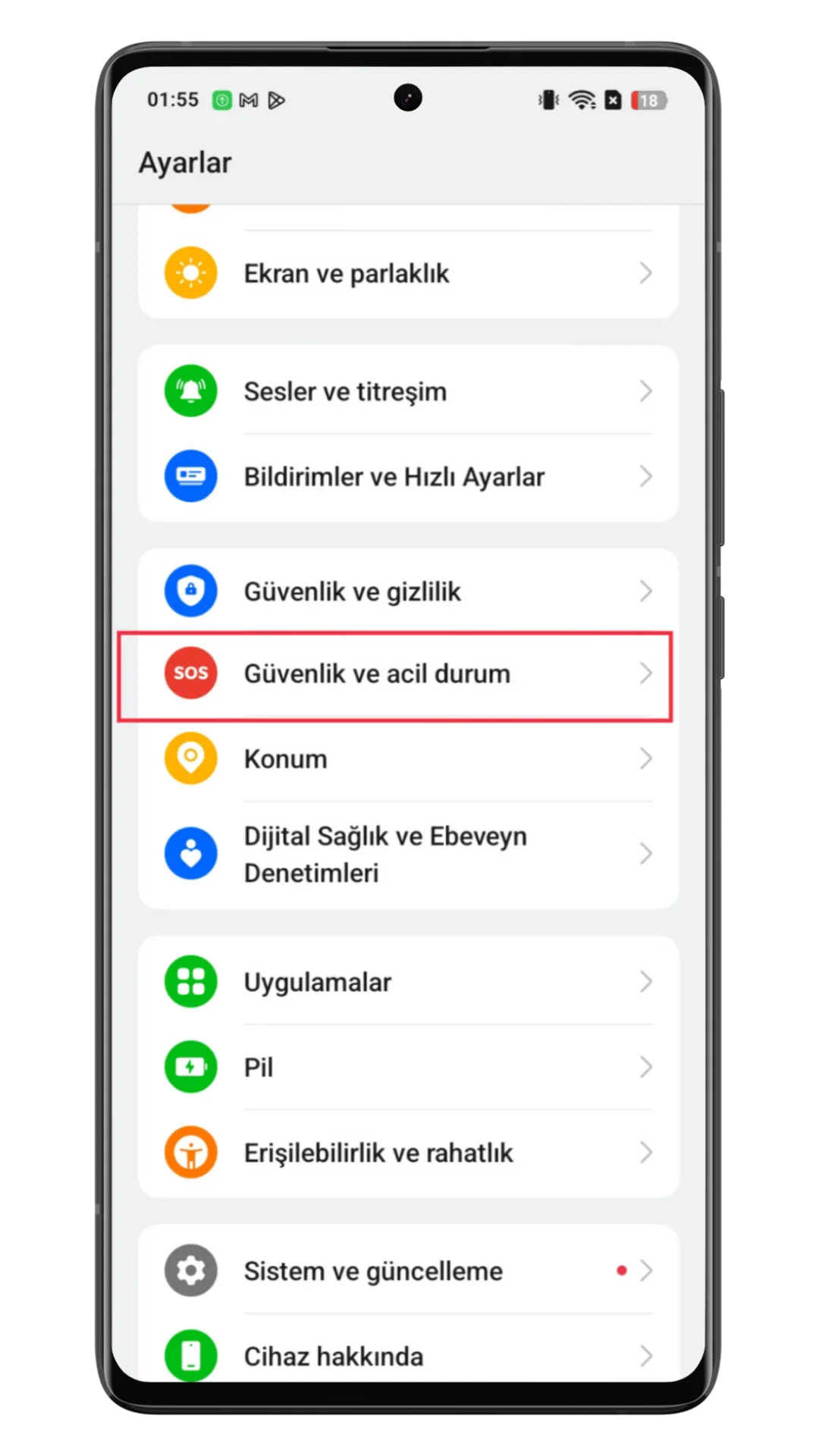 oppo deprem uyarı