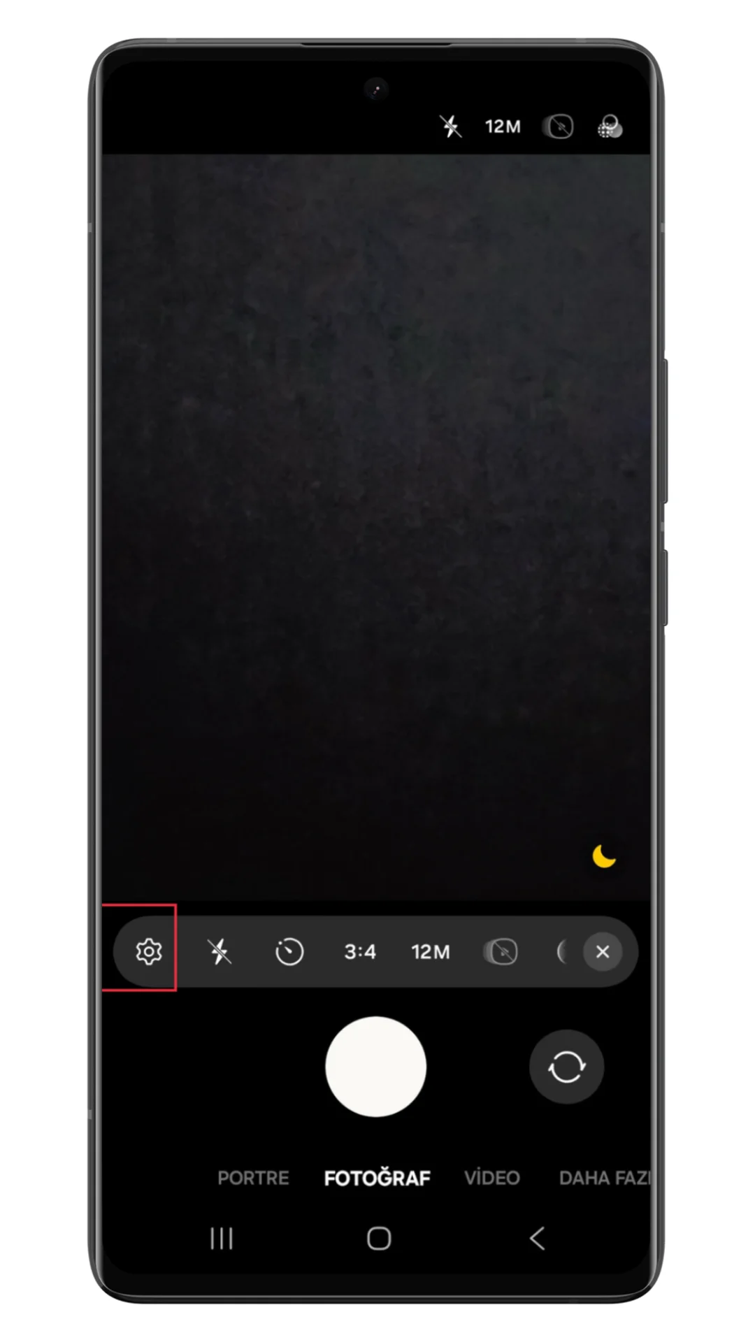 selfieleri önizlediği gibi göster