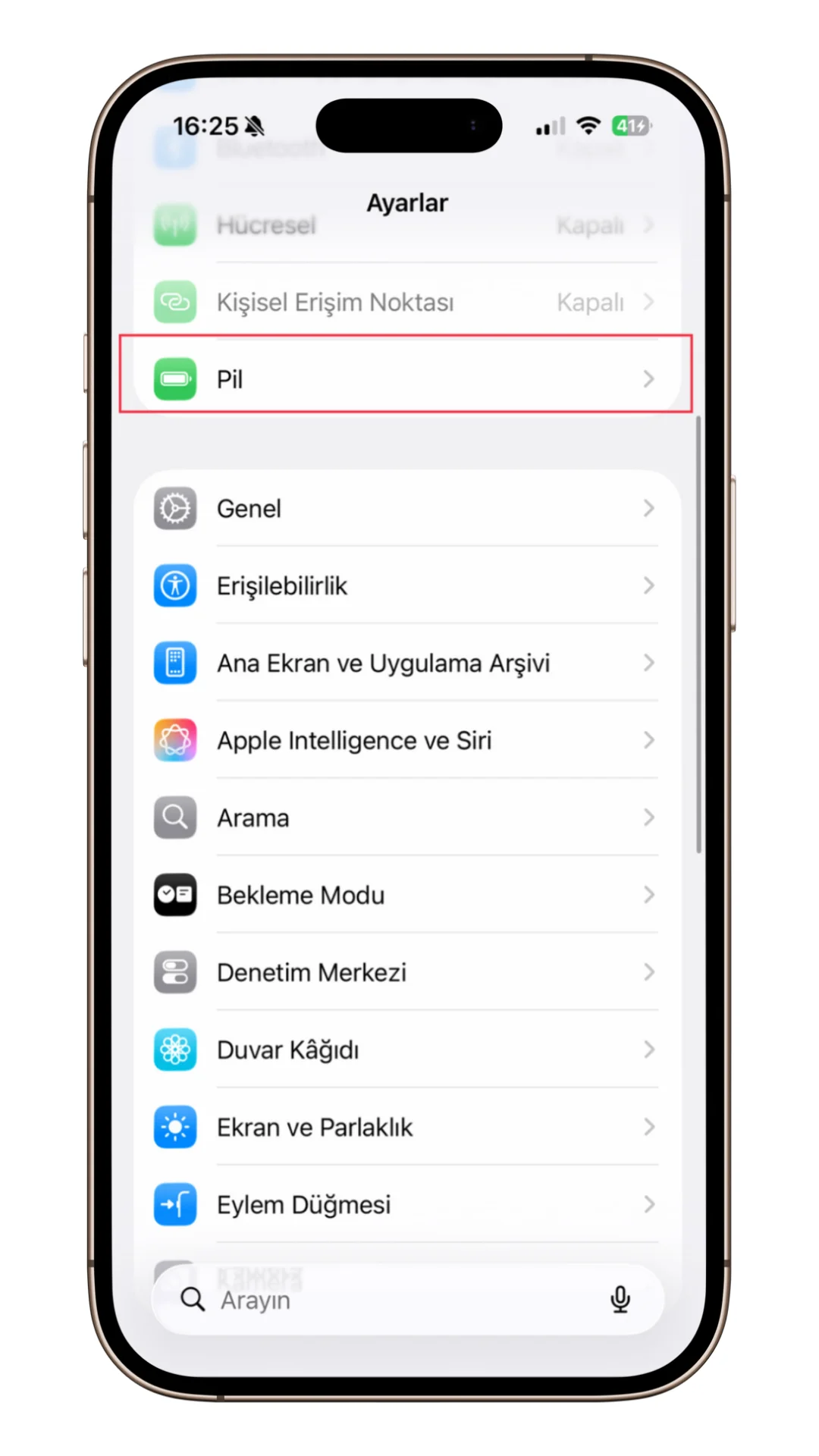 iphone sarj dolma süresini öğrenme