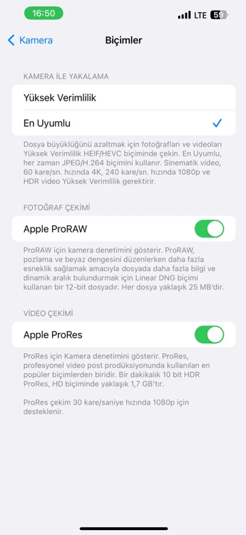 iPhone'da Kalite Düşmeden Fotoğraf ve Video Paylaşma