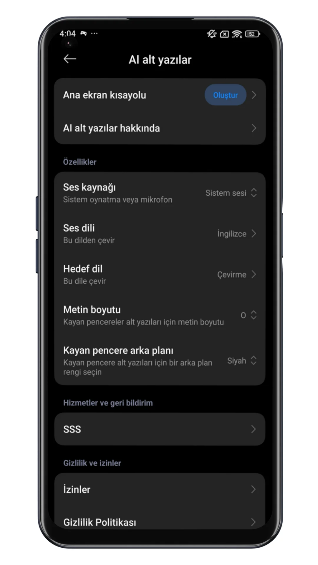 xiaomi ai alt yazılar