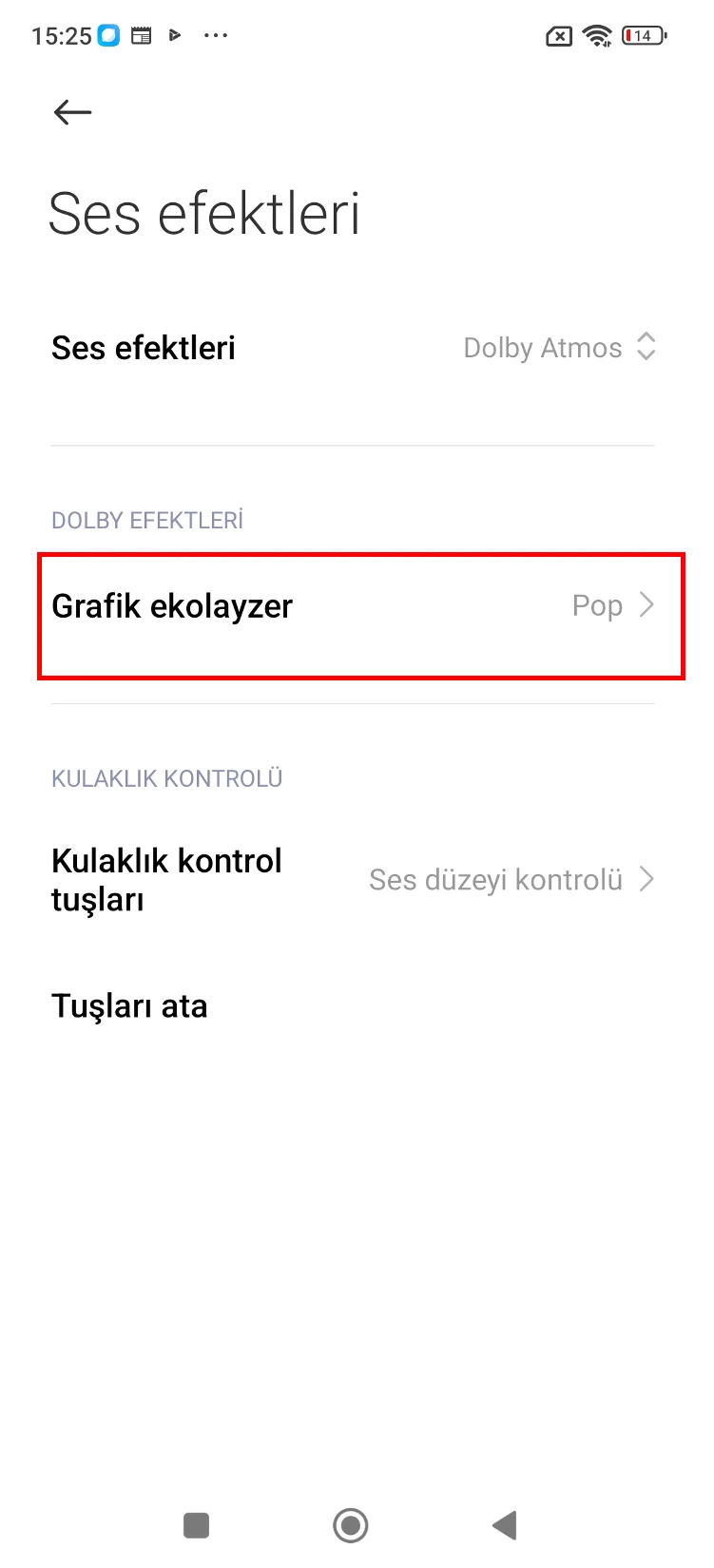 xiaomi kulaklık sesi arttırma