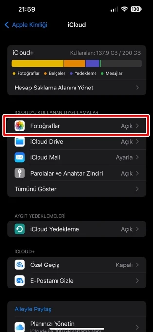 iPhone'da Fotoğrafların Daha Az Yer Kaplamasını Sağlayın