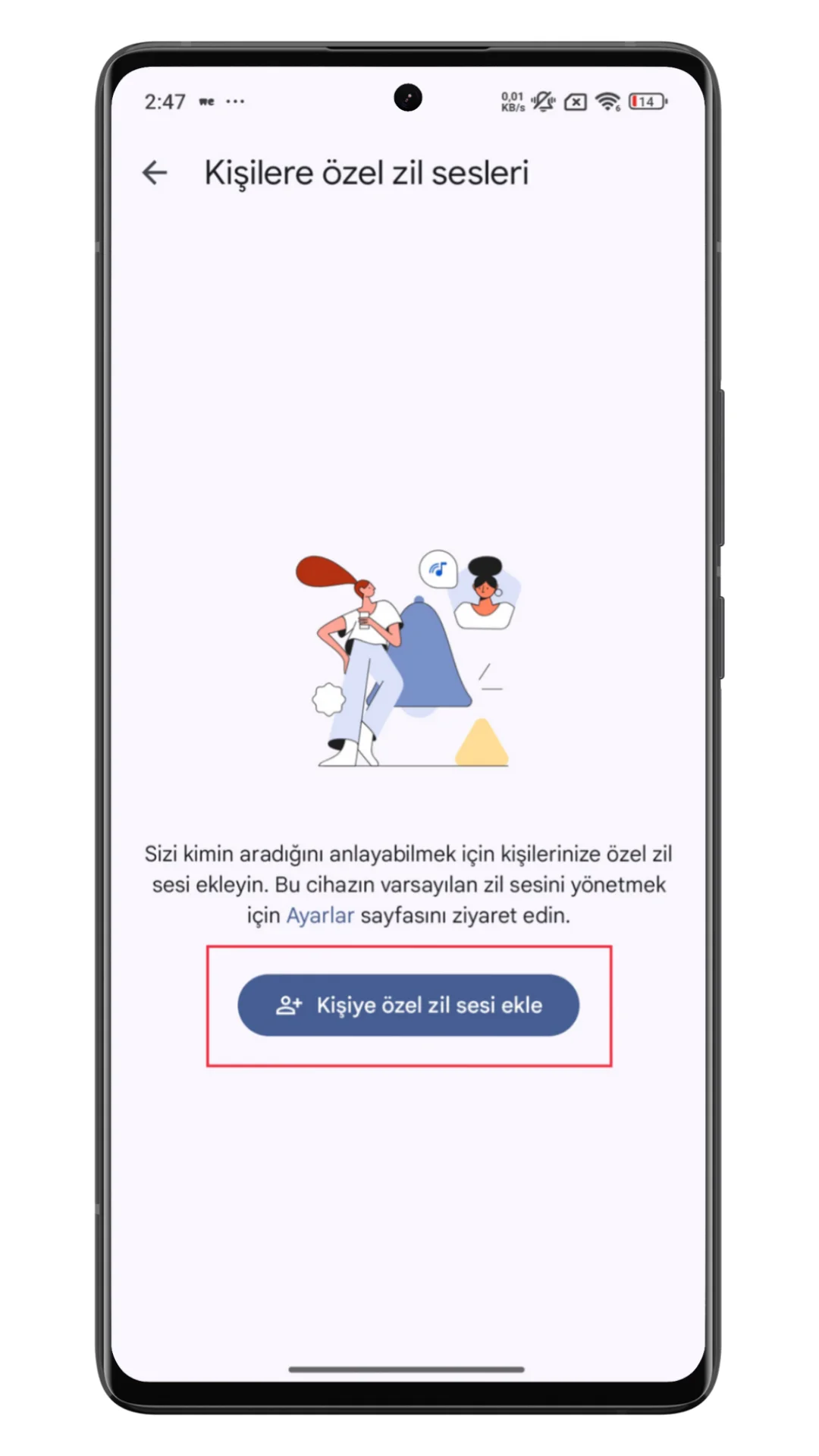 xiaomi kişiye özel zil sesi