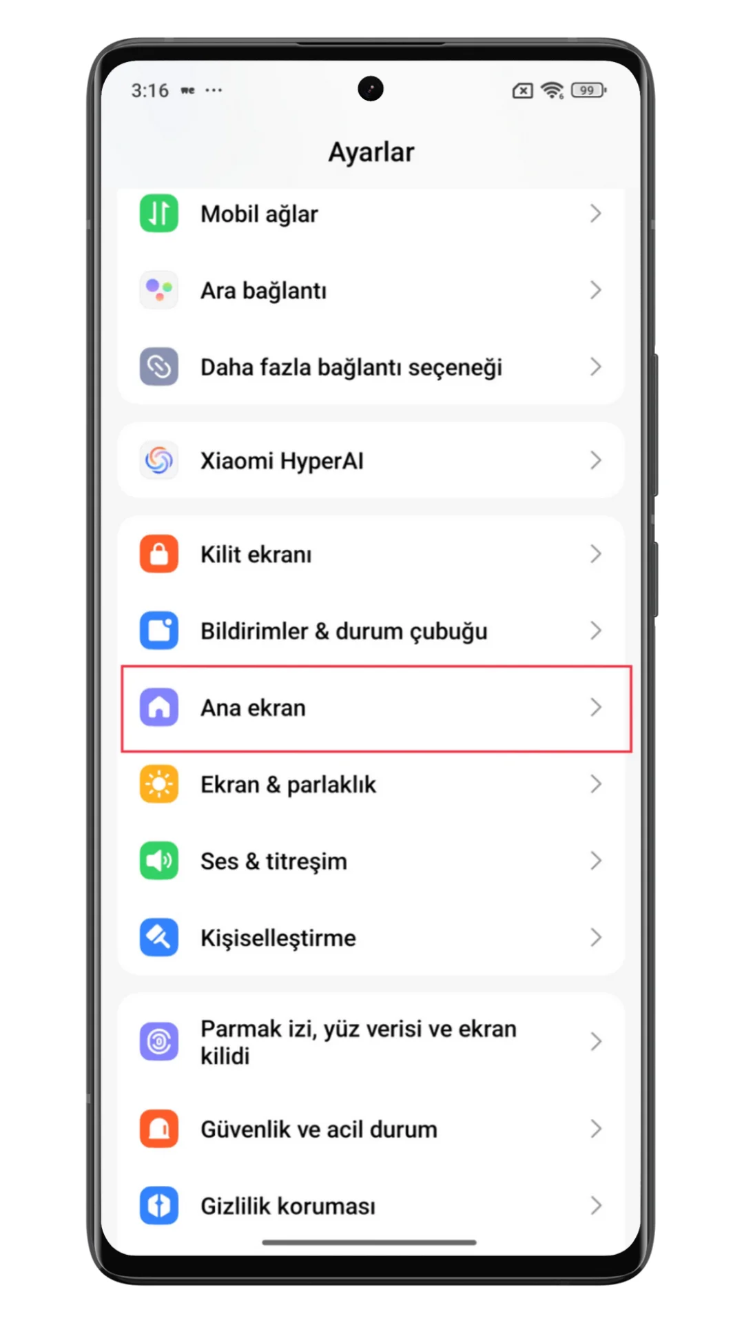 xiaomi ekranı kilitlemek için çift dokun