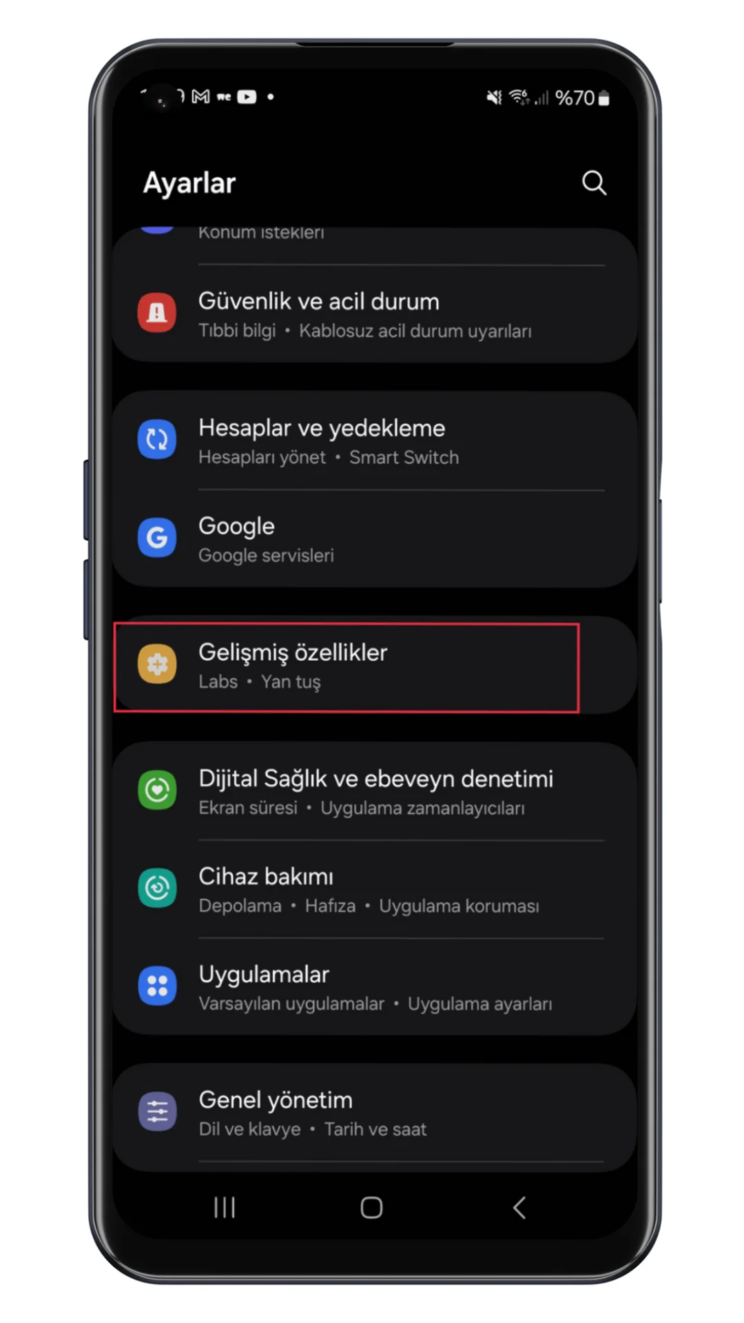 samsung çoklu pencere