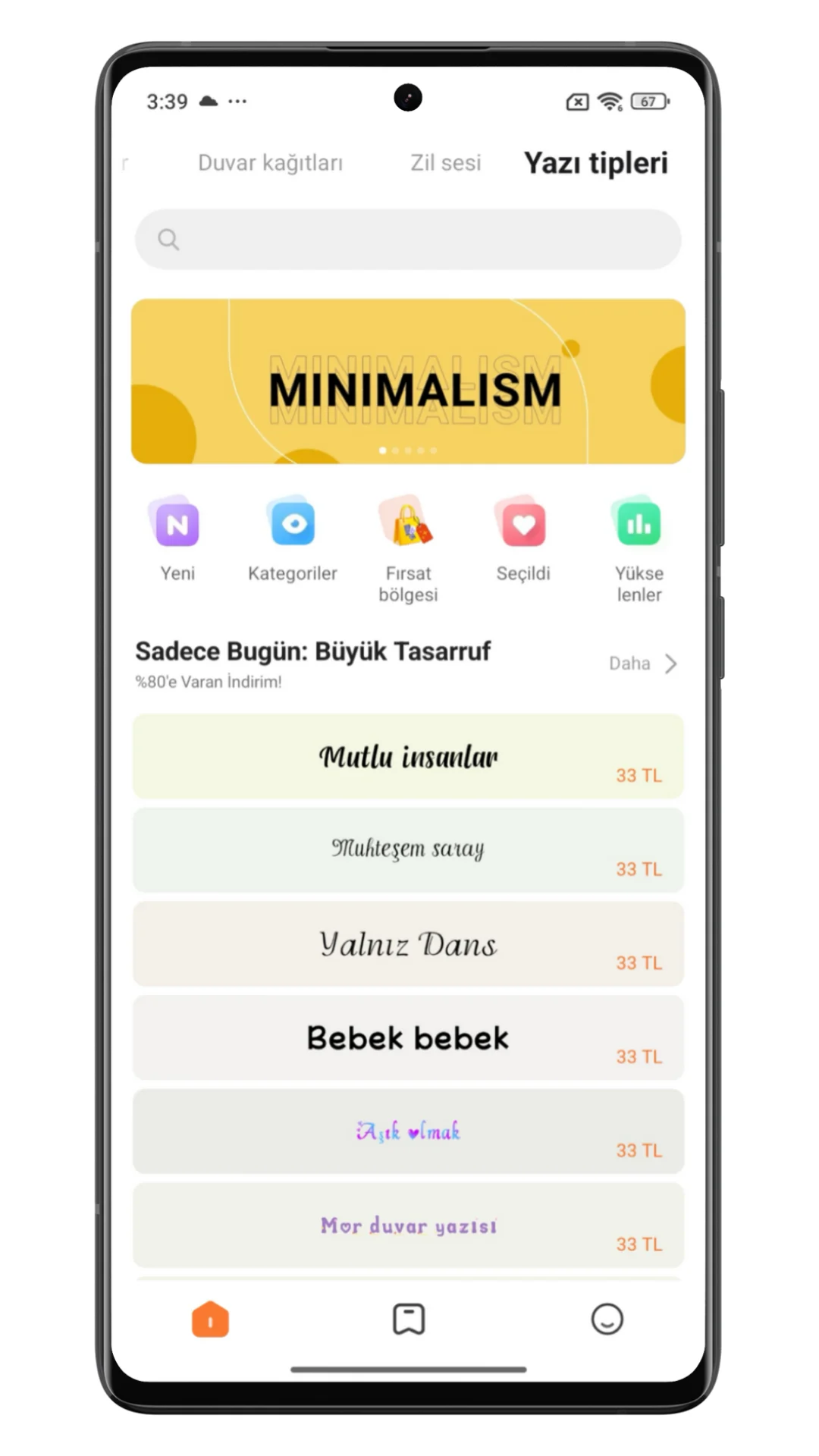 xiaomi yazı tipi değiştirme