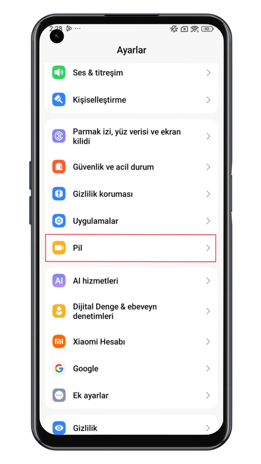 xiaomi hızlı şarj