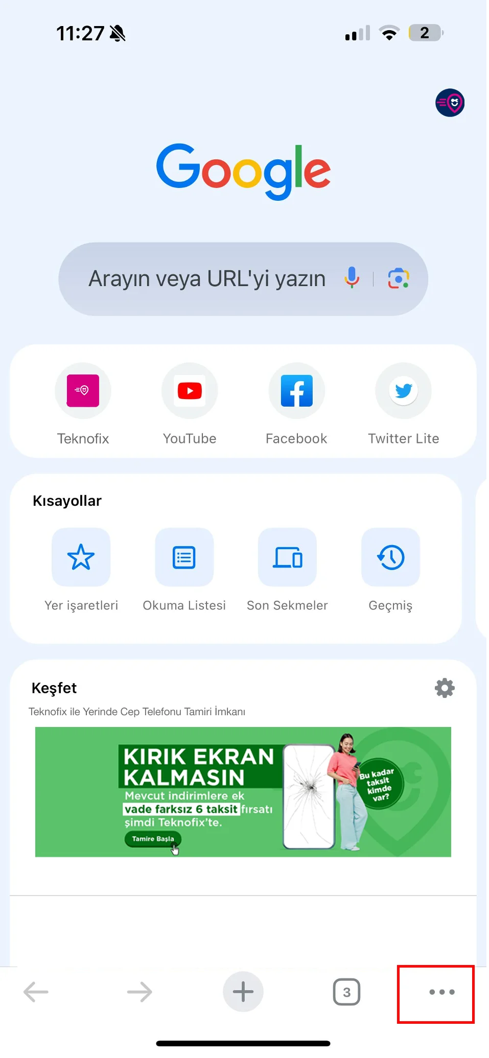 tarayıcı güvenliği