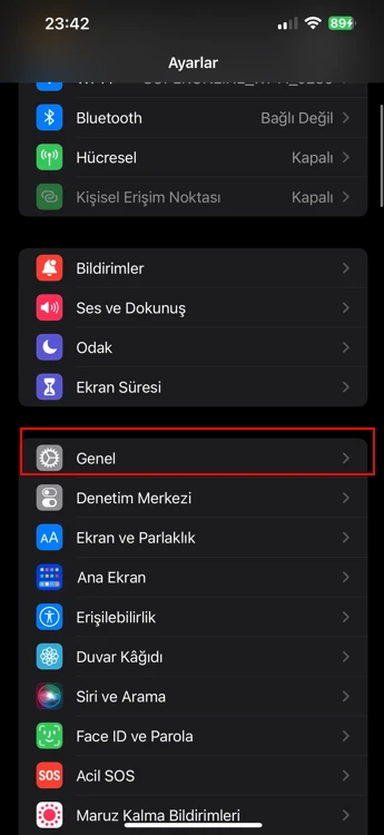 iPhone ios Otomatik Güncellemeleri Kapatma