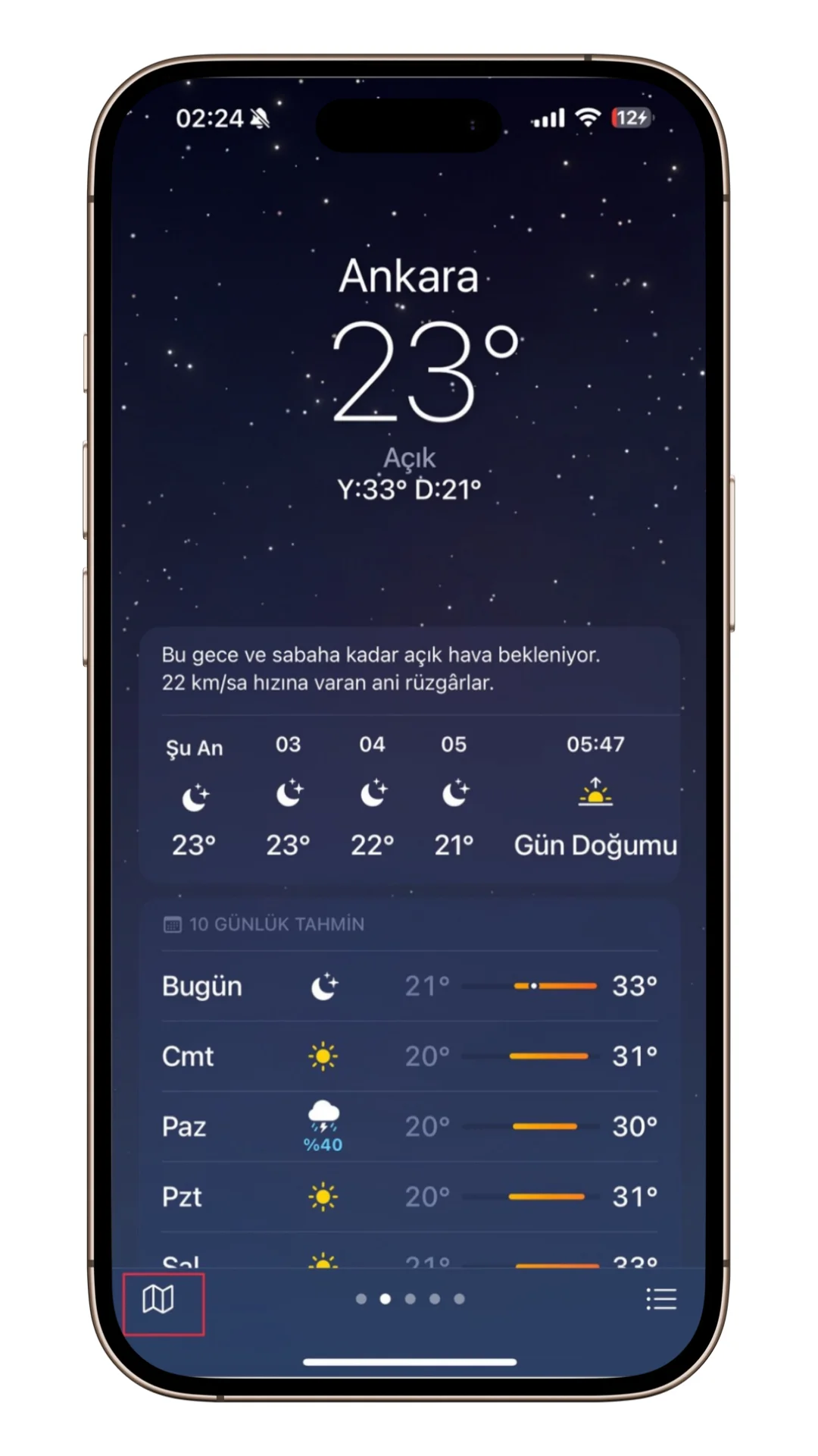 hava durumu az bilinen özellikler