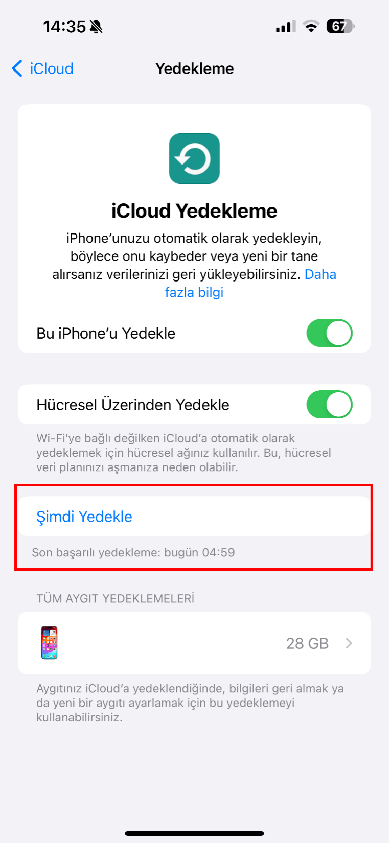 iphone güncelleme sorunu