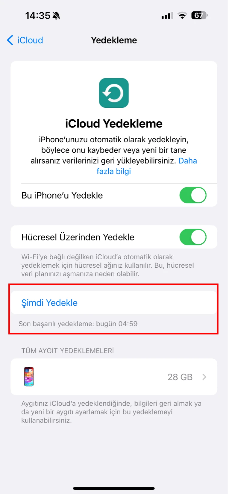 iphone güncelleme sorunu