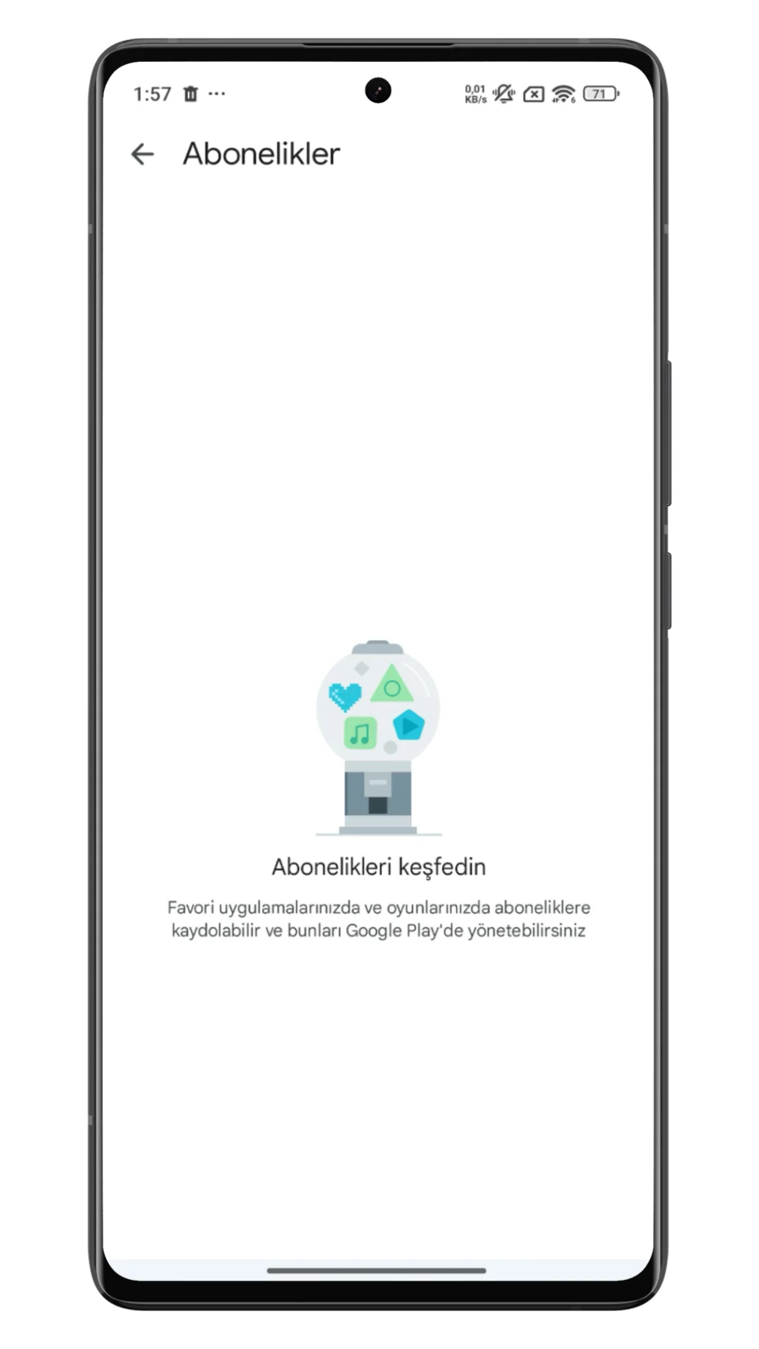 google play store abonelikler