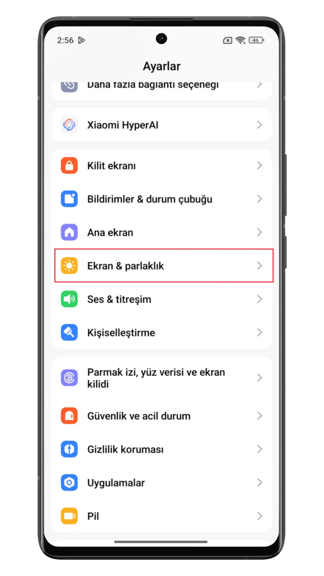 xiaomi ekran çözünürlüğü arttırma
