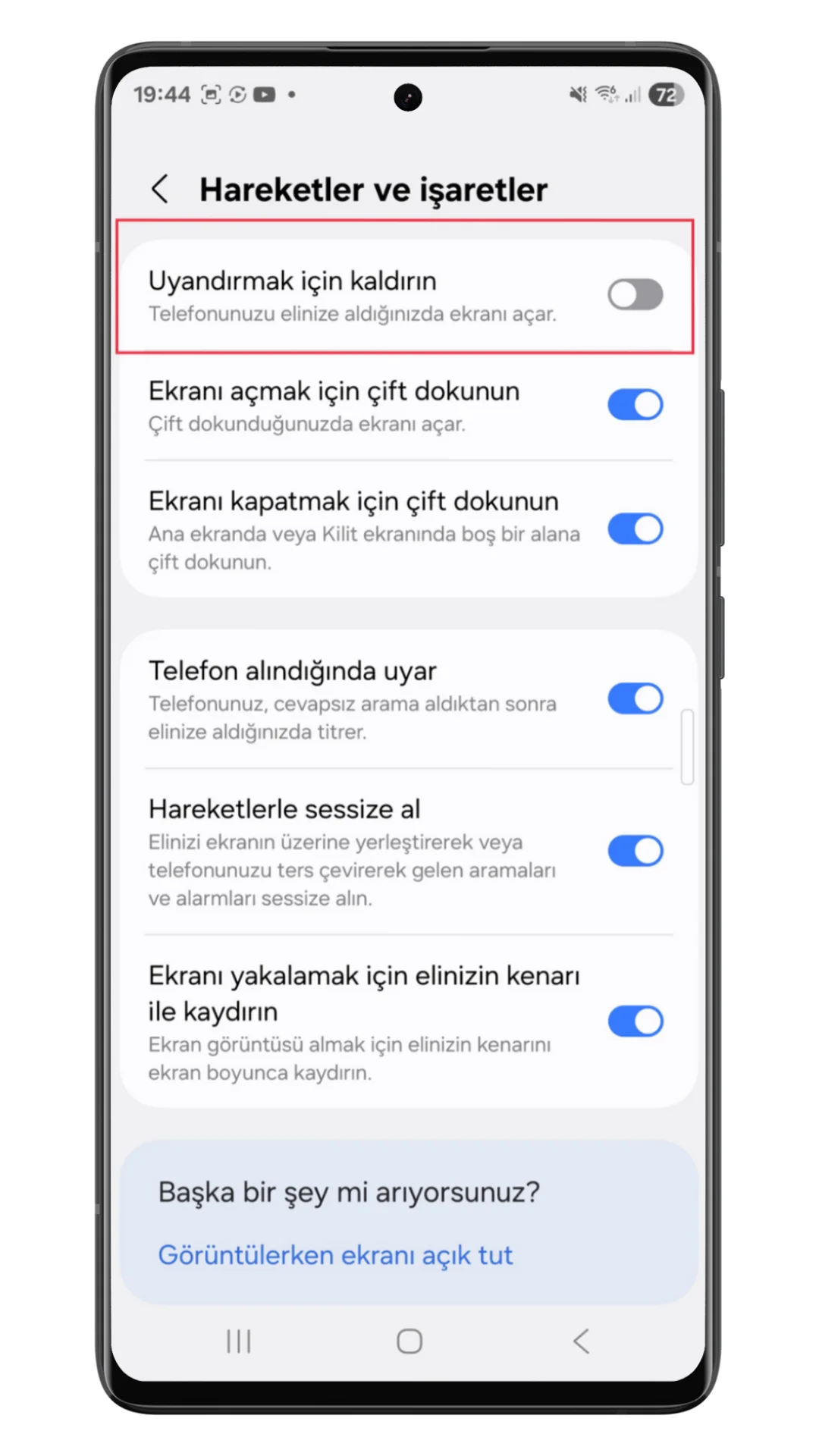 samsung uyandırmak için kaldır