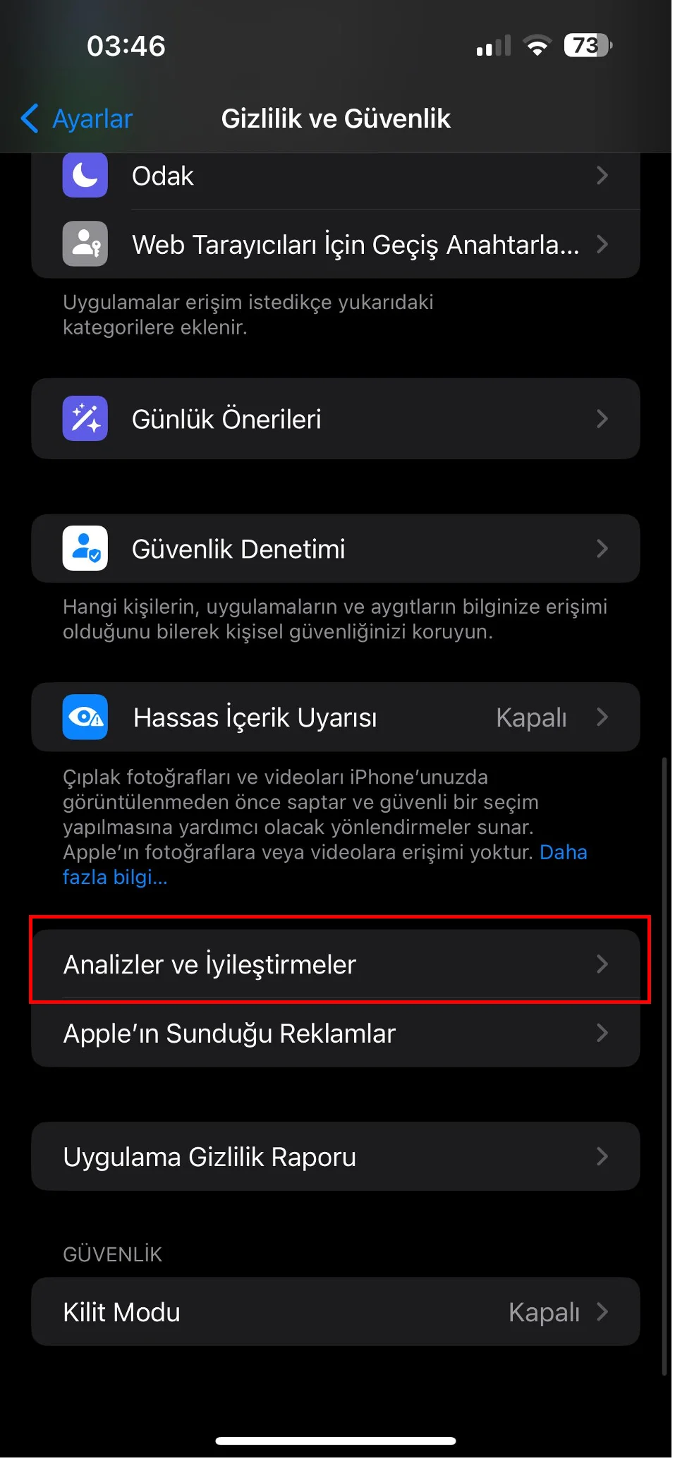 iphone sistem verisi temizleme