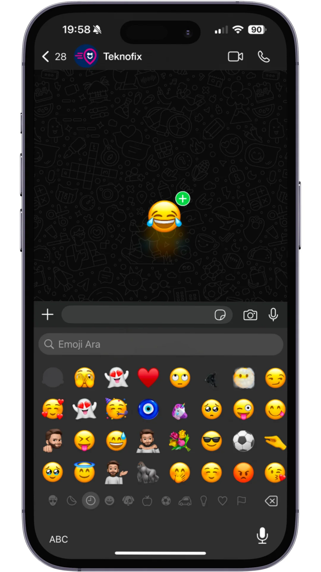 whatsapp emoji düzenleme