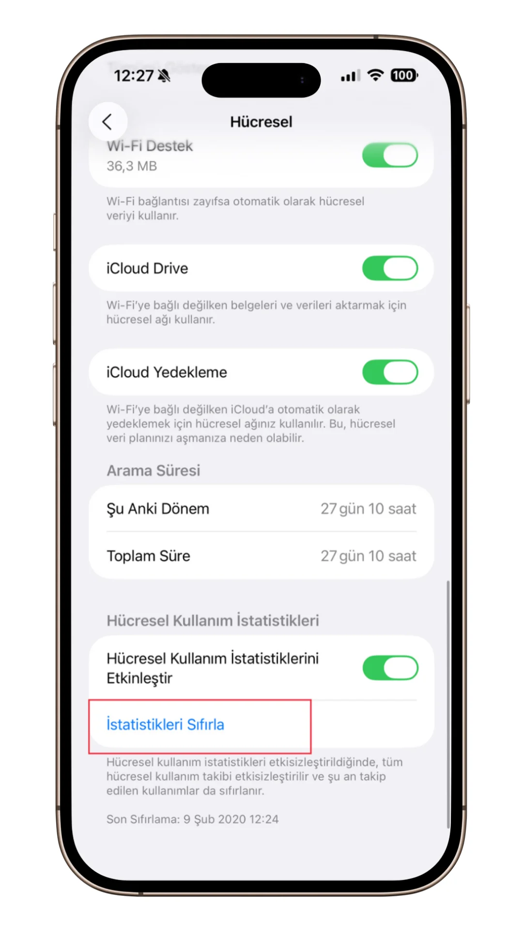 iphone hücresel veri istatistikleri iphone hücresel veri istatistikleri