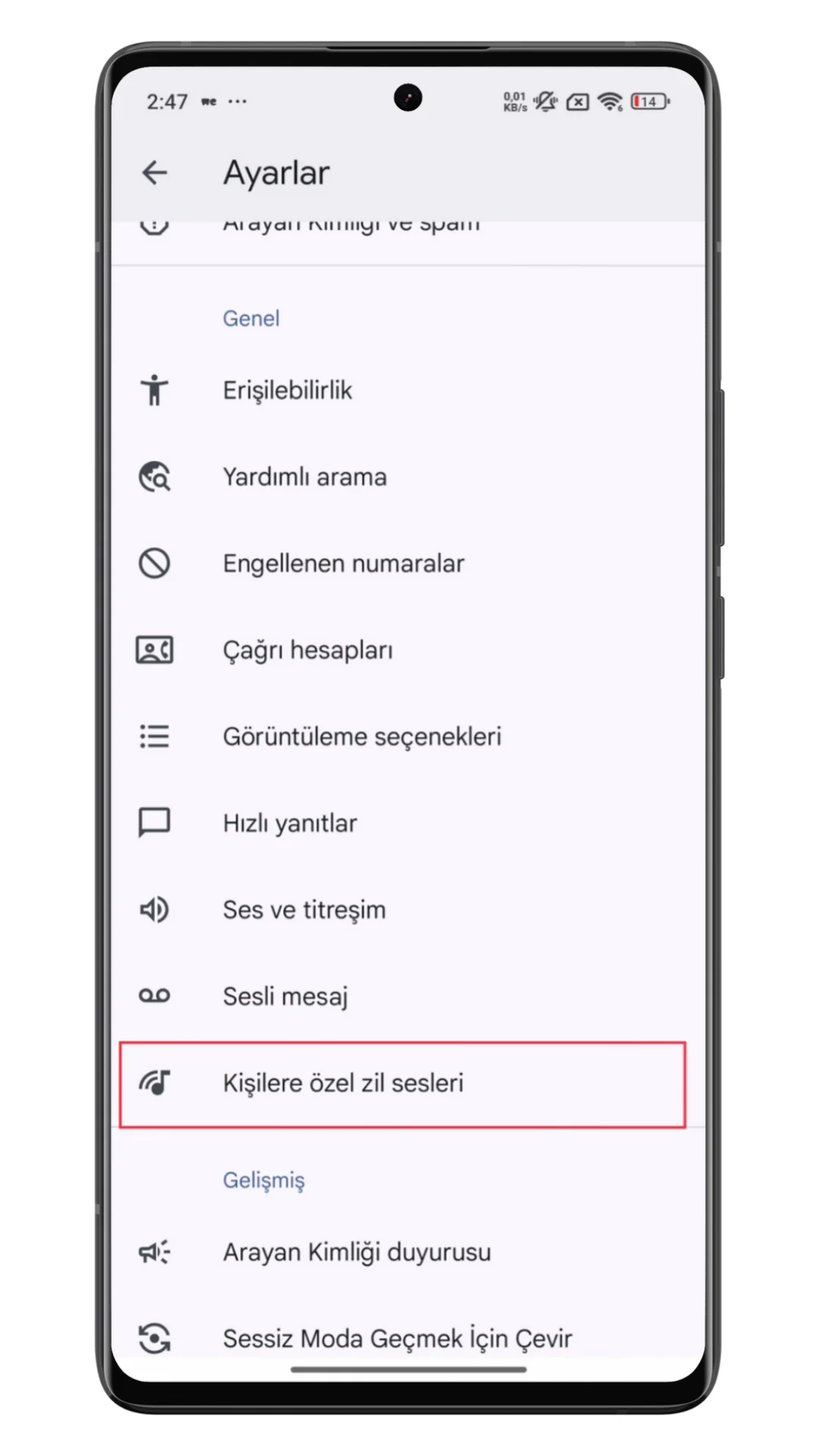 xiaomi kişiye özel zil sesi