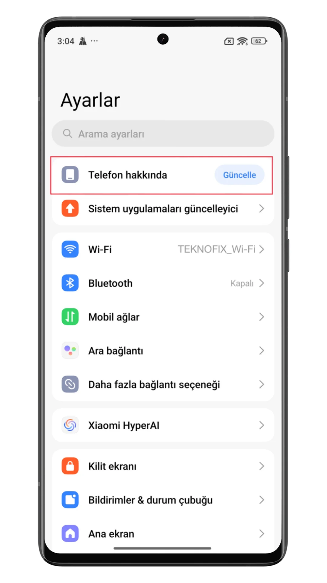 xiaomi bilgisayara aktarma