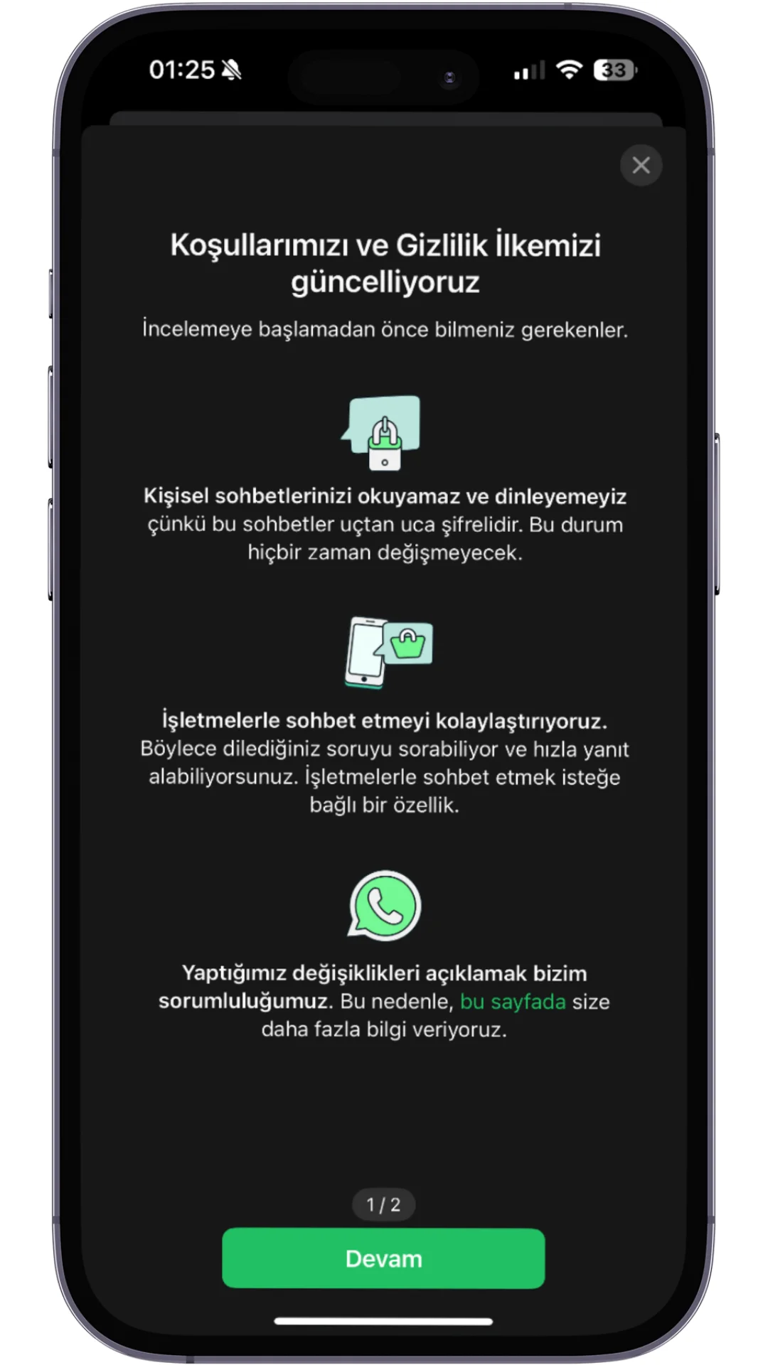 whatsapp yapay zeka