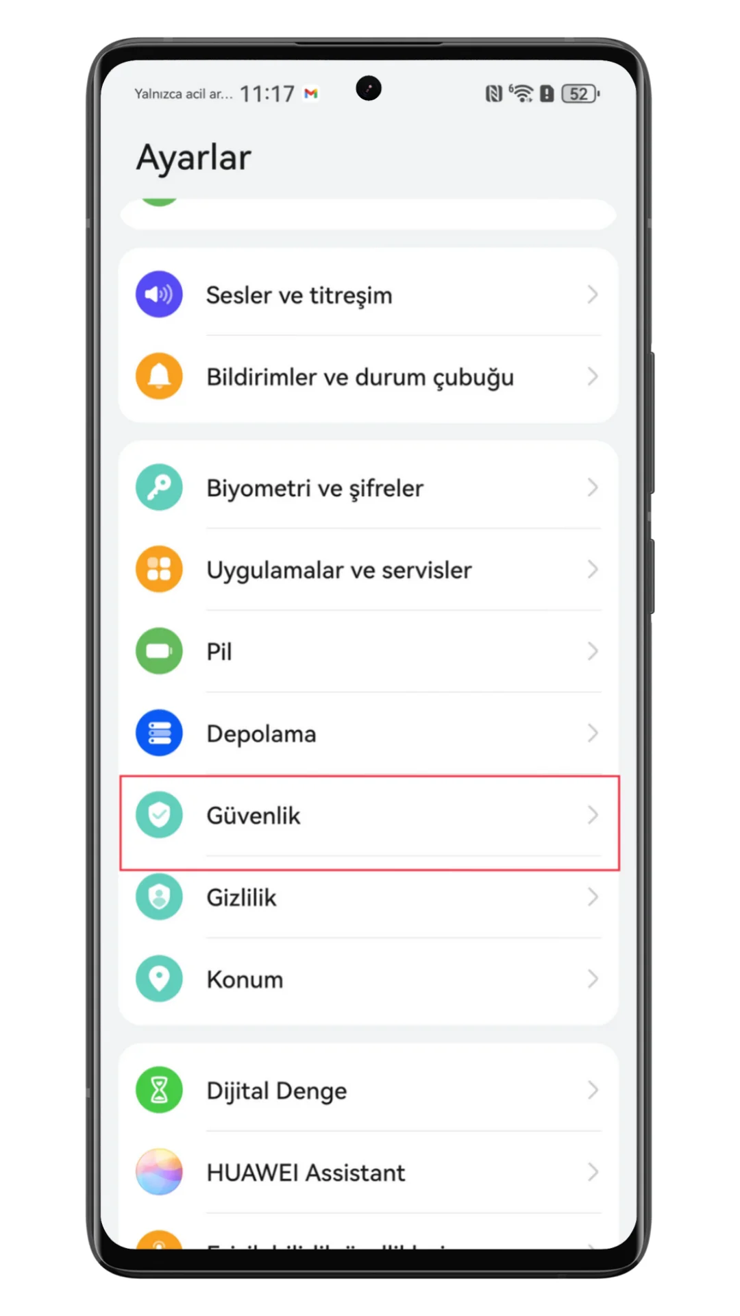 huawei cihazımı bul
