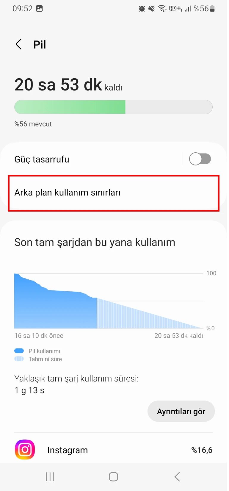 samsung uyku modu