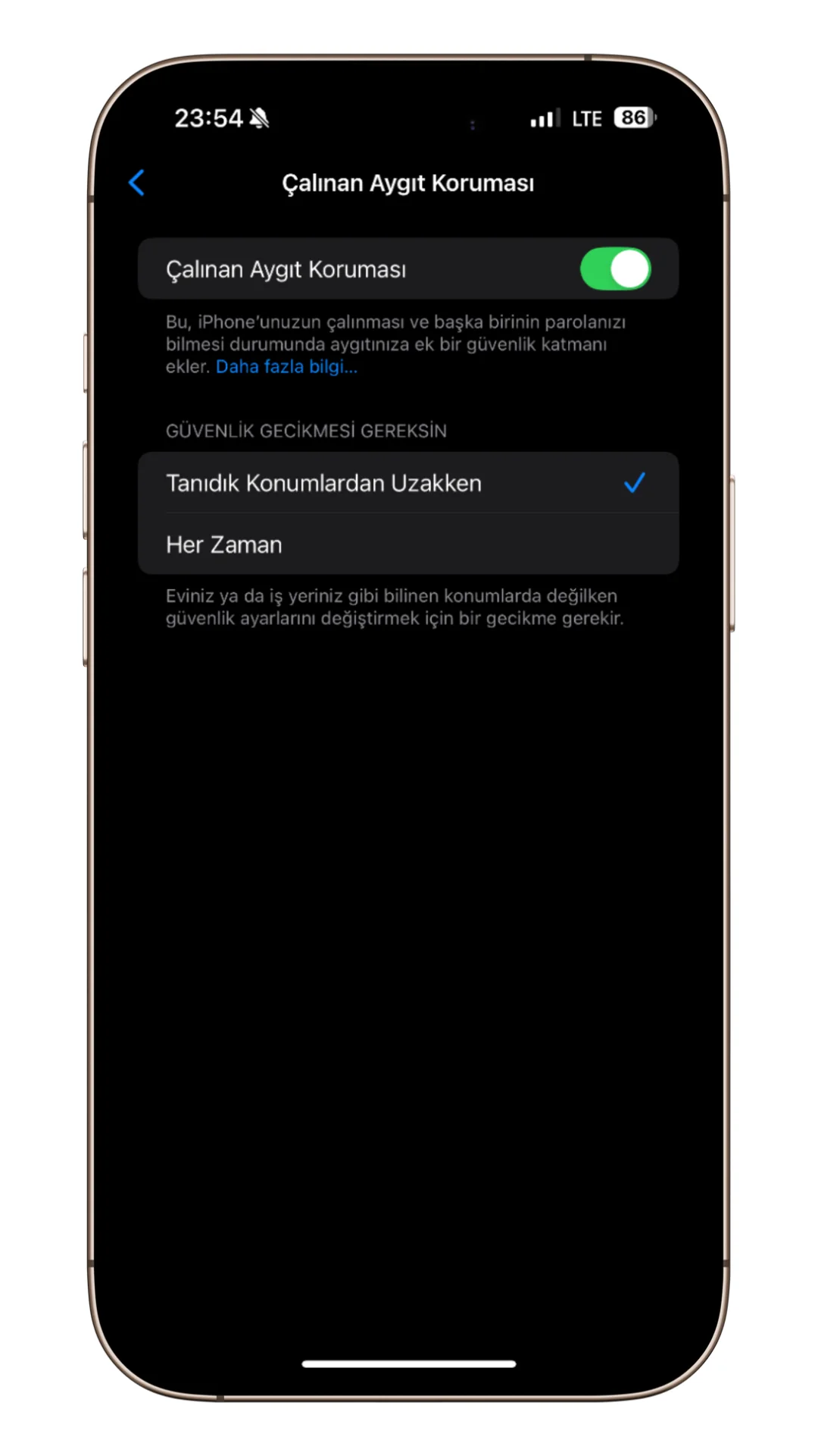 face id sıfırlama