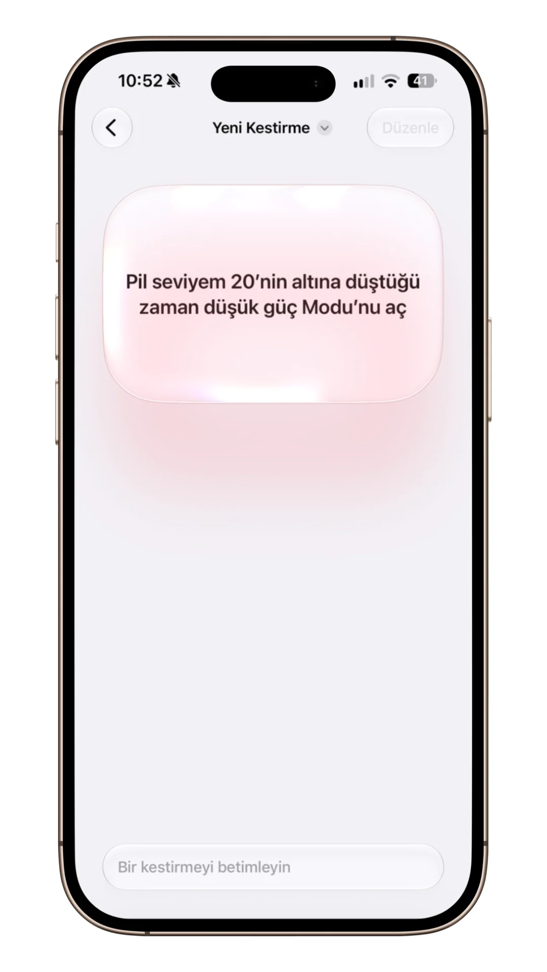 iPhone’da yapay zeka ile Siri Kestirmesi oluşturma iPhone’da yapay zeka ile Siri Kestirmesi oluşturma