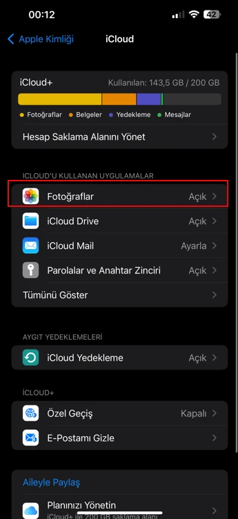 iPhone'dan Bilgisayara Fotoğraf Aktarma