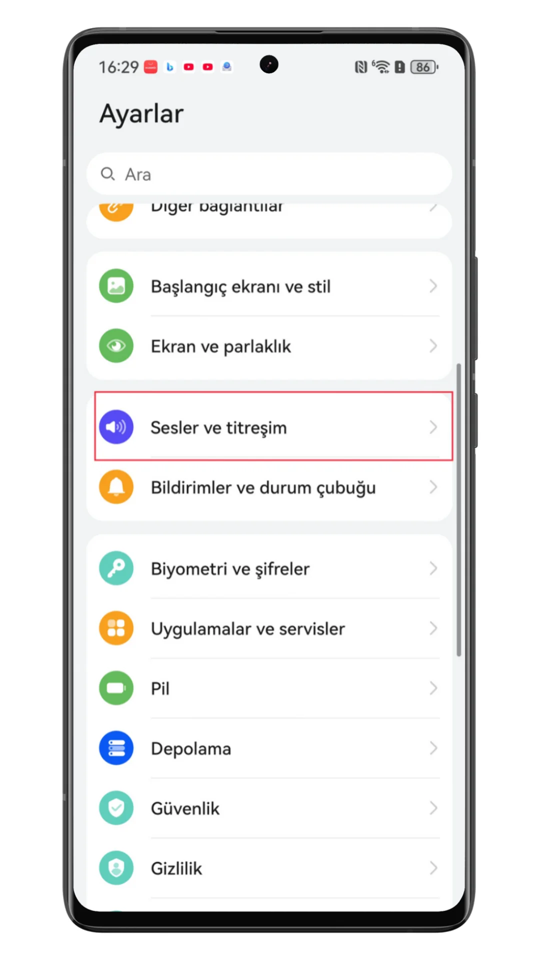 huawei ses yükseltici