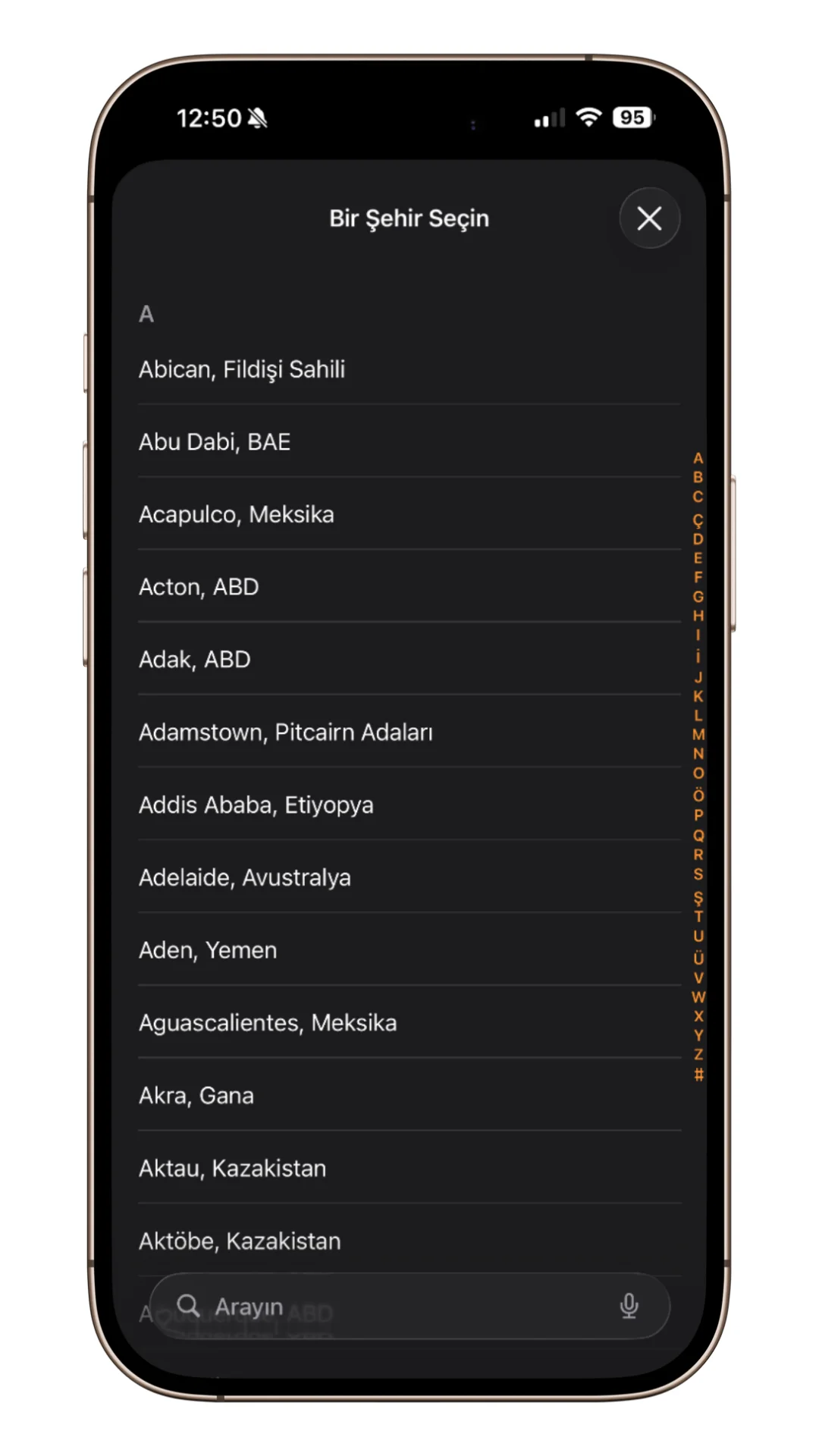 iphone ülke saati ekleme