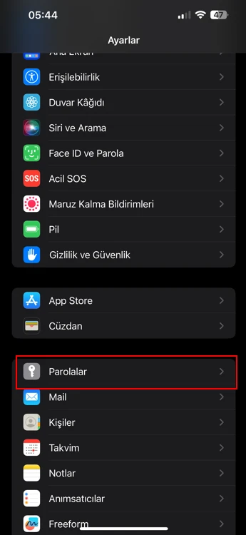 iPhone’da Kayıtlı Şifreleri Görme