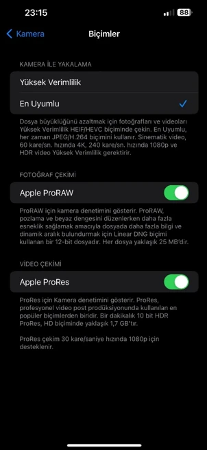 Kaliteli Fotoğraf ve Video Çekmek İçin iPhone Kamera Ayarları