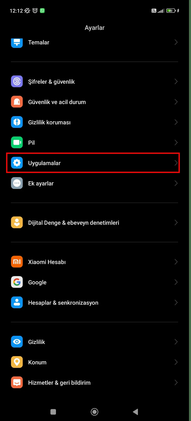 xiaomi uygulama klonlama