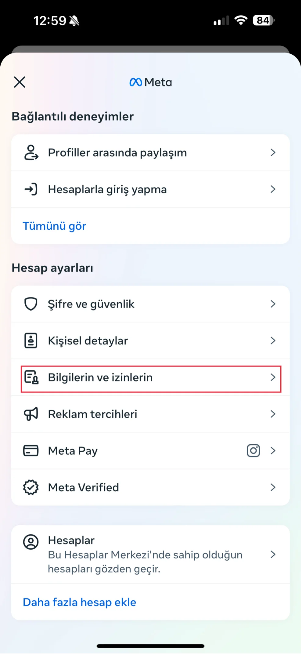 instagram arama geçmişi silme