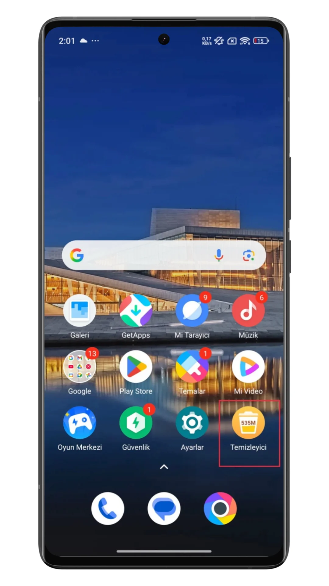 xiaomi bellek temizliği